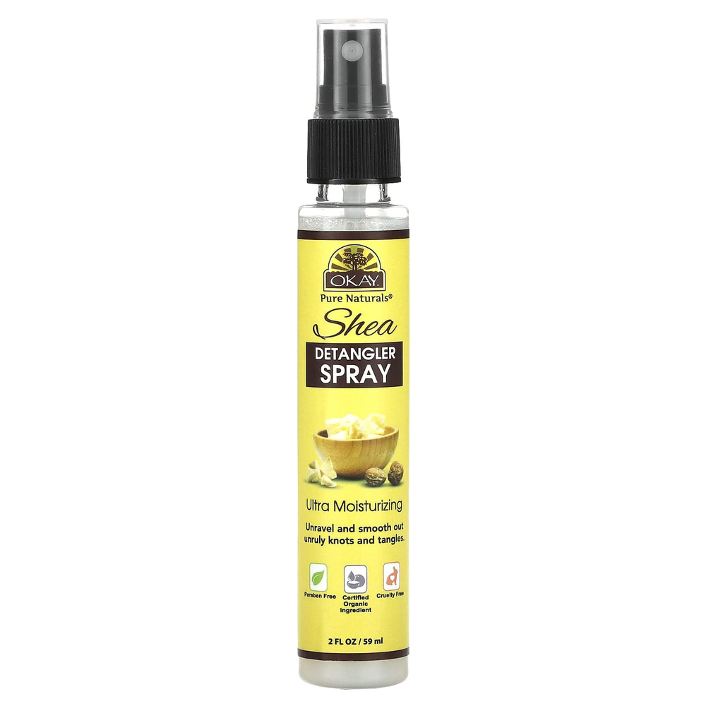 Okay Pure Naturals, Спрей для расчесывания волос ши, 59 мл (2 жидк. унц.)