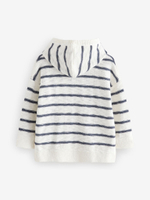 Лонгслив с капюшоном для мальчика Next E27-753, Белый, Синий