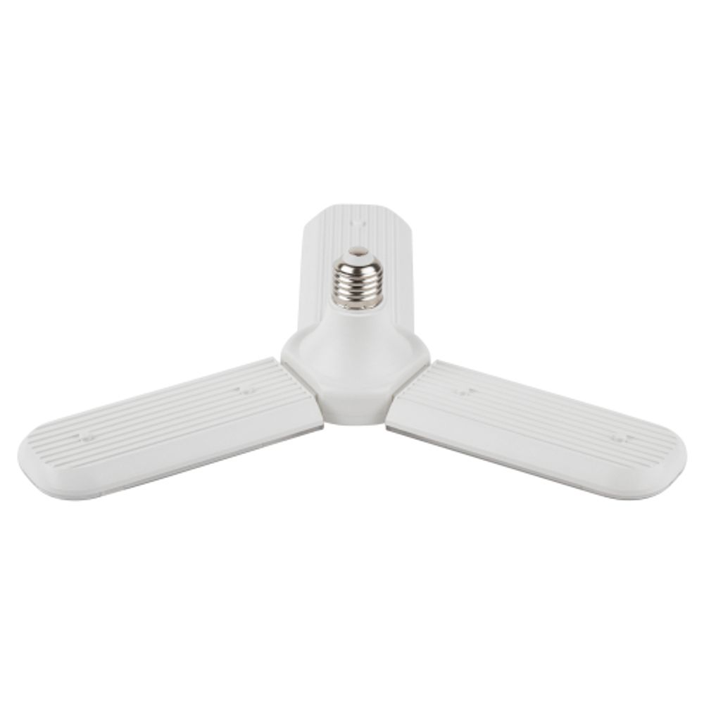 Фитолампа для растений светодиодная ЭРА FITO-24W-Ra90-E27-FOLD 3-х лепестковая полного спектра 24 Вт Е27