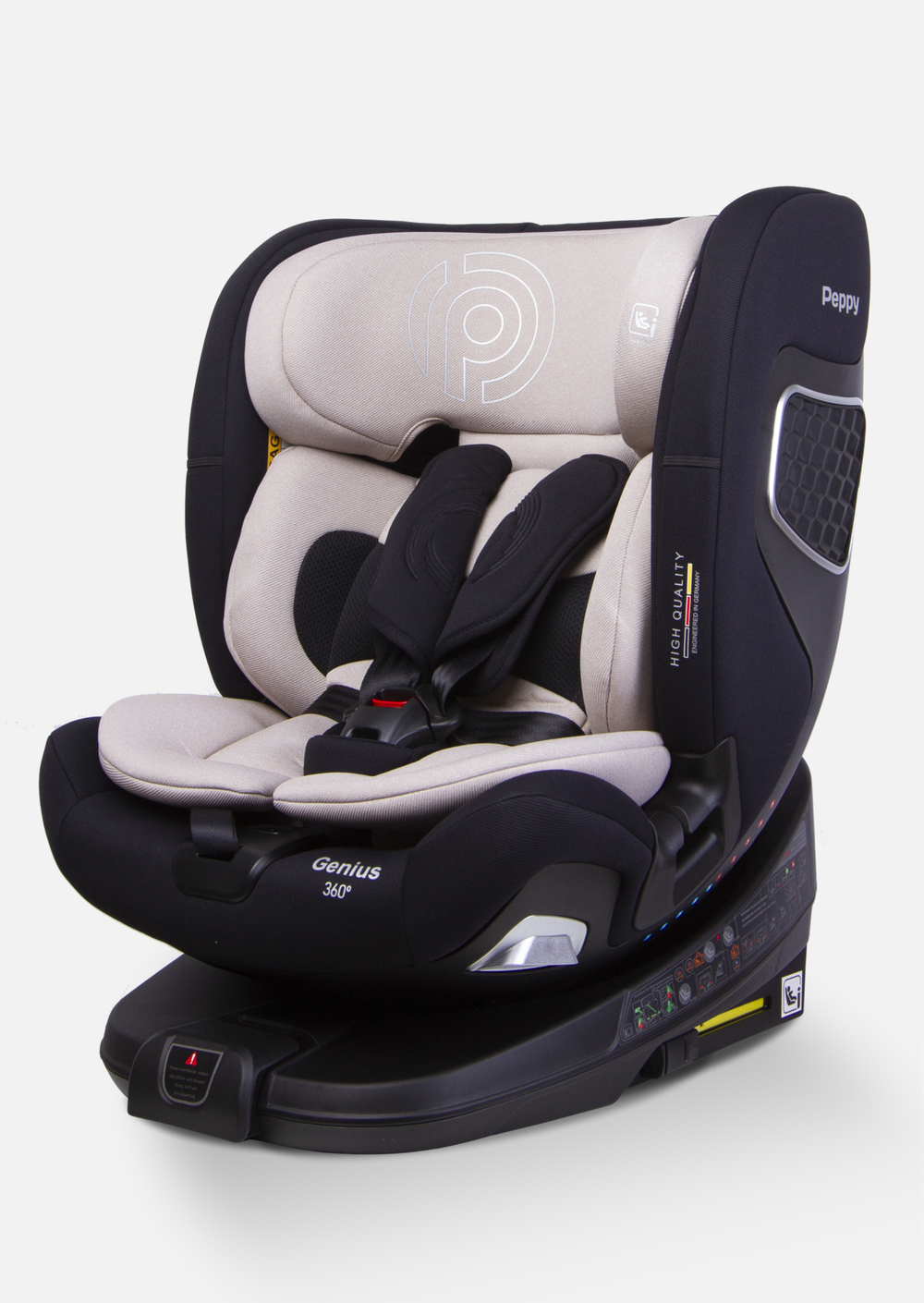 Peppy Автокресло Genius 0-36 I-Size 40-150 см (Rock)