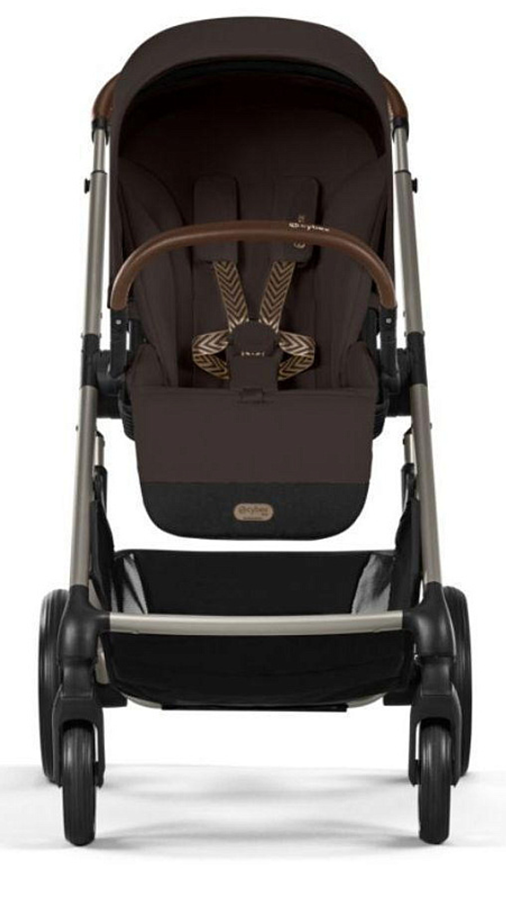 Коляска Cybex Balios S Lux TPE complete 2 в 1 Chocolate Brown с дождевиками