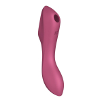 Малиновый вакуум-волновой вибростимулятор 17,75см Satisfyer Curvy Trinity 3
