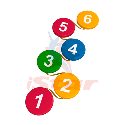 Мягкий модуль игровой - "Змейка-шагайка - 6 элементов"