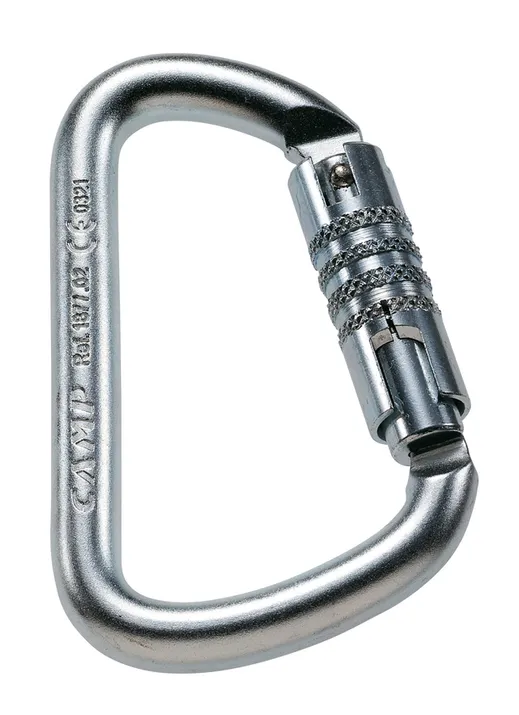 Карабин стальной D PRO 3 Lock (ЕАС, СЕ)