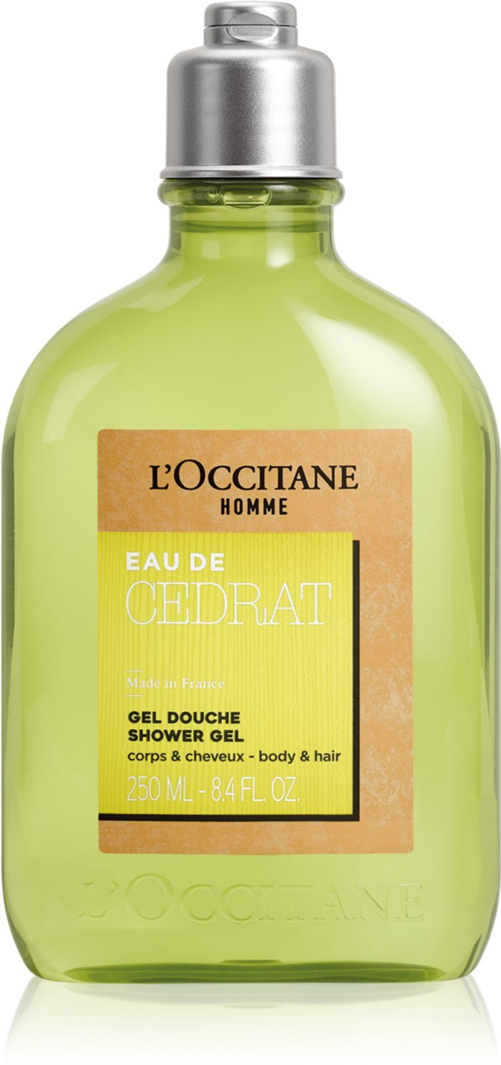 L’Occitane Men Cedrat - гель для душа для тела и волос /   250  ml  / GTIN 3253581667149