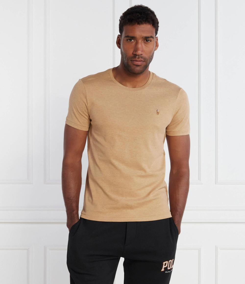 Футболка POLO RALPH LAUREN - светло-коричневый(710740727)