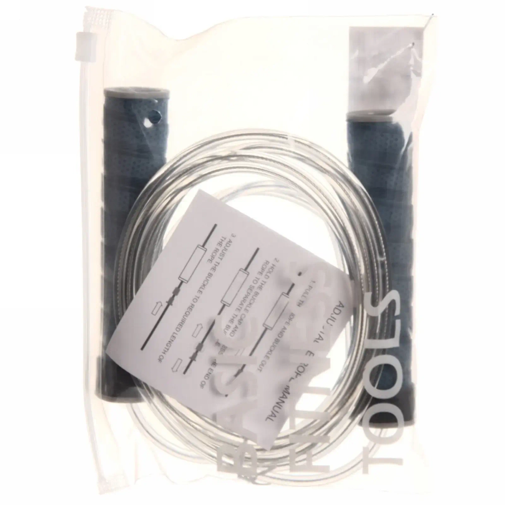 Скакалка с подшипниками RICHO RQ-JR-HG02, 3 м, ручка 127 мм, голубой