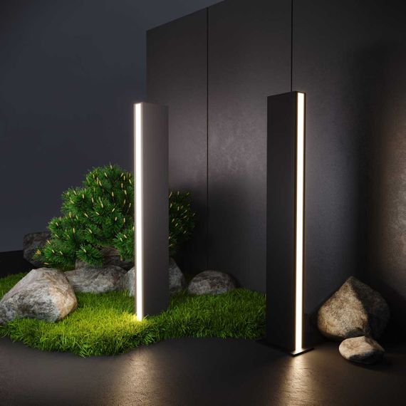 Уличный светодиодный светильник Elektrostandard 1538 Techno Led серый a053317