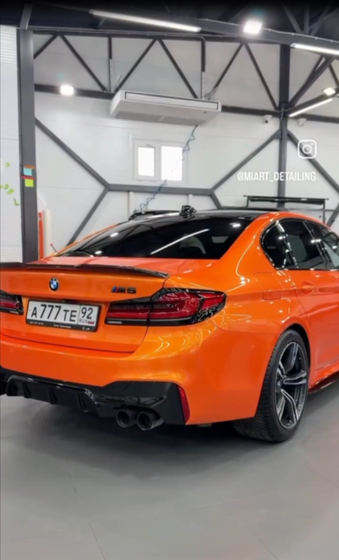 Carbins Color PPF Racing Orange CP 04 оранжевая цветная полиуретановая защитная антигравийная пленка