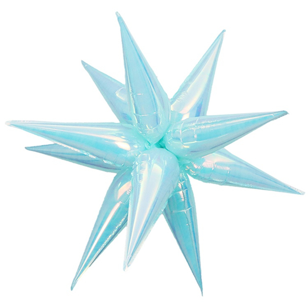 Шар фольгированный Звезда 3D 102 см (Перламутр)