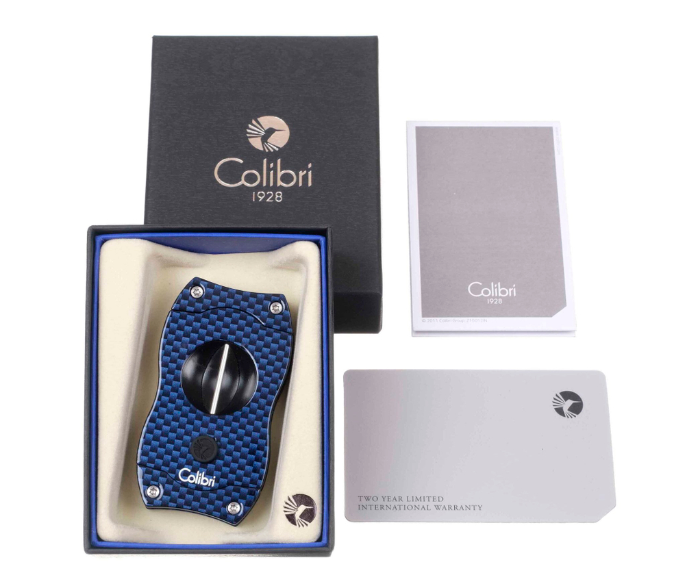 Гильотина Colibri V-cut, синий карбон CU300T23