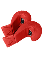Перчатки накладки для каратэ ARAWAZA красные (одобрено для соревнований)