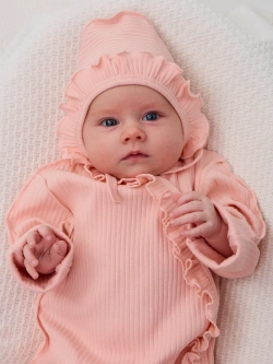 Слип для новорожденных девочек с антицарапками