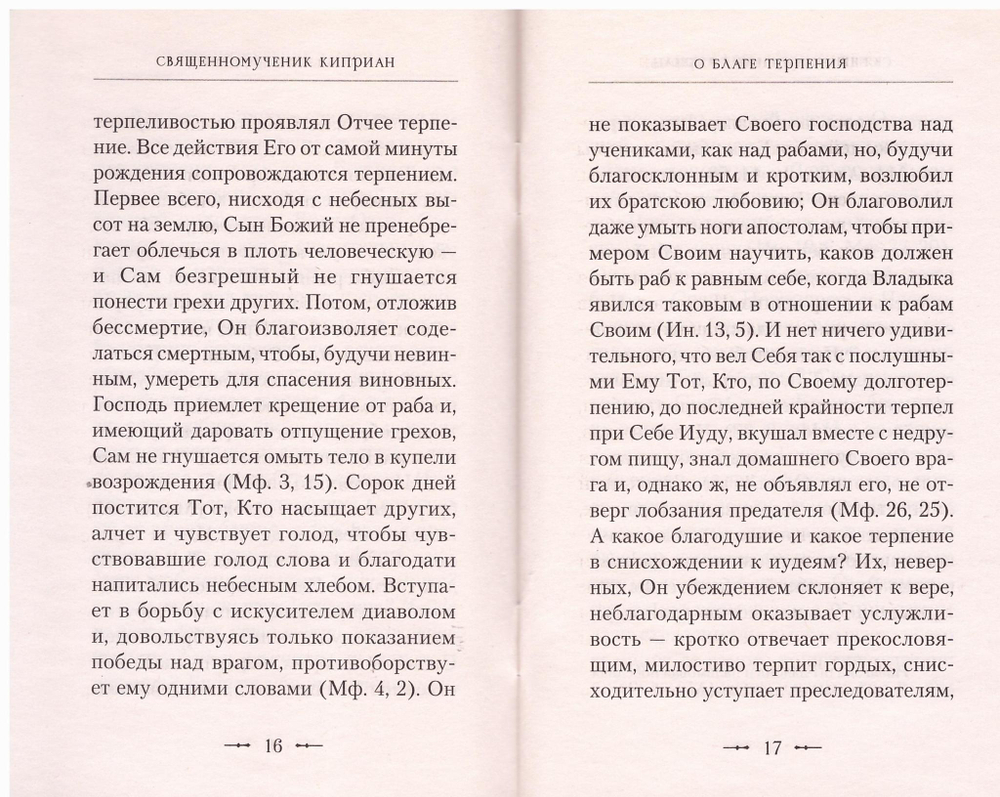 О благе терпения. Священномученик Киприан, епископ Карфагенский