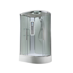 Душевая кабина AvaCan (АваКан) EM3912LLEDT со средним подоном, с ГМ, с электрикой и LED освещением, 120х90х220