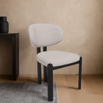 Стул Galloti, бук черный, рогожка wellton 953