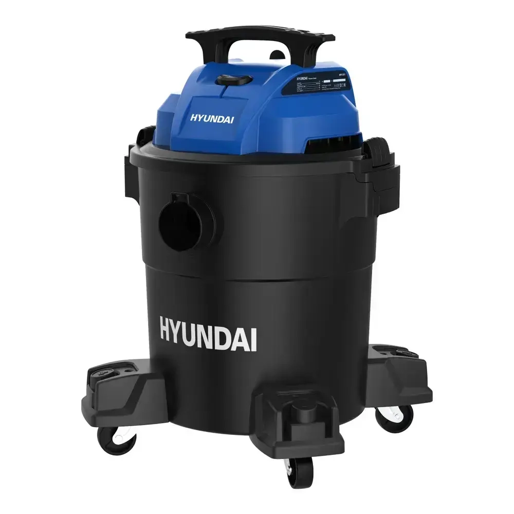 Пылесос универсальный HYUNDAI HYV 2511 строительный 1100 Вт от сети 220В, 25 л, 16 Кпа,