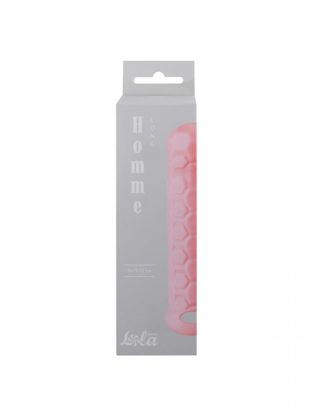 Розовый фаллоудлинитель Homme Long - 13,5 см.