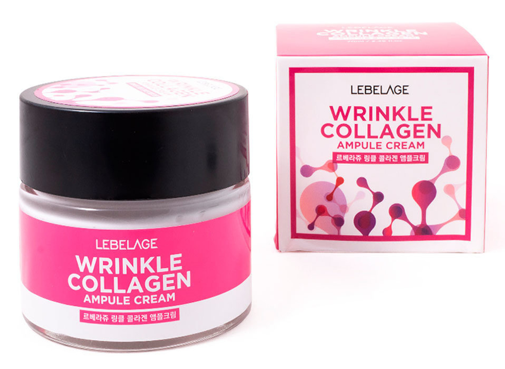 LEBELAGE. Ампульный крем для лица с коллагеном Ampule Cream Wrinkle Collagen