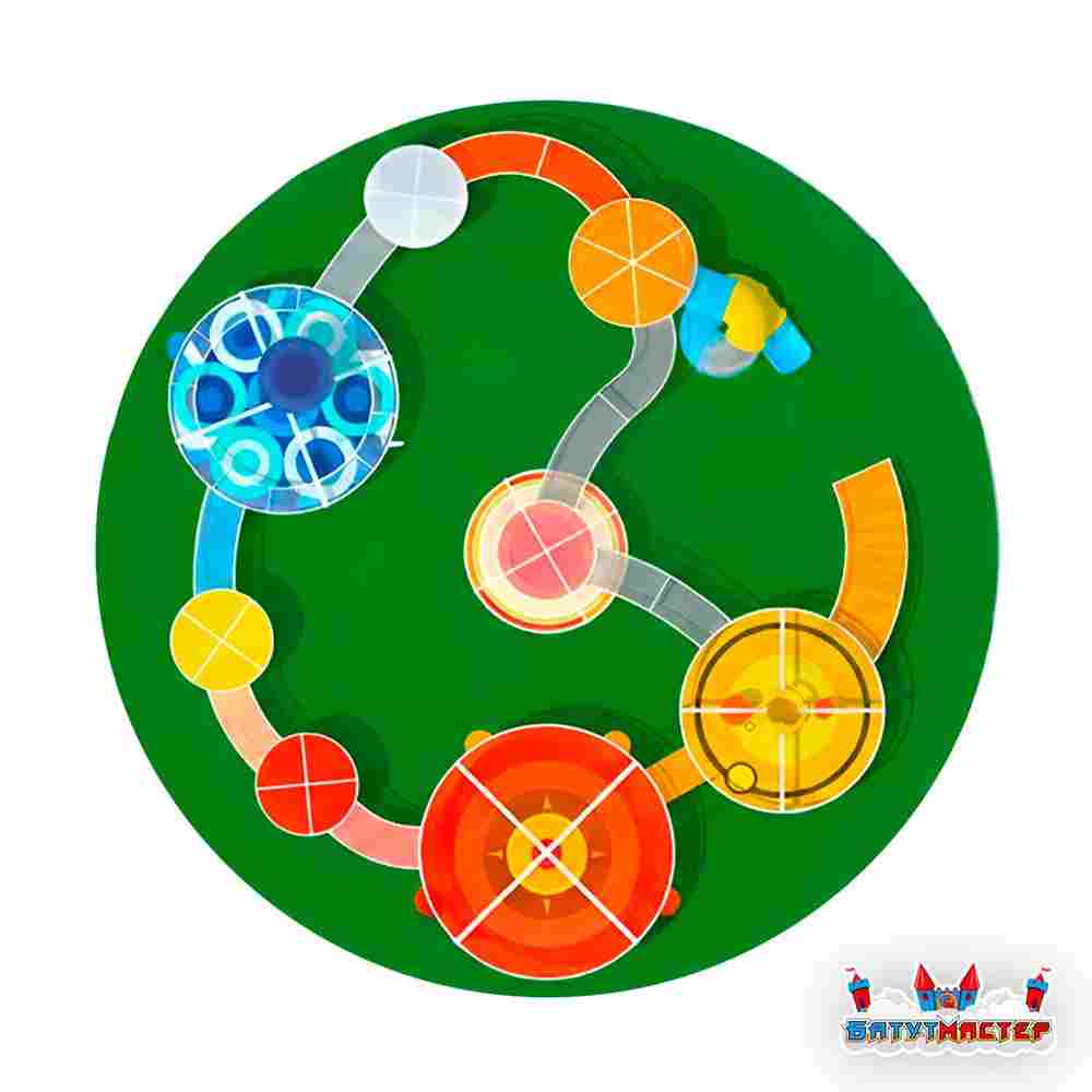 Канатная башня «Радужная Гавань», 25×25×10 м