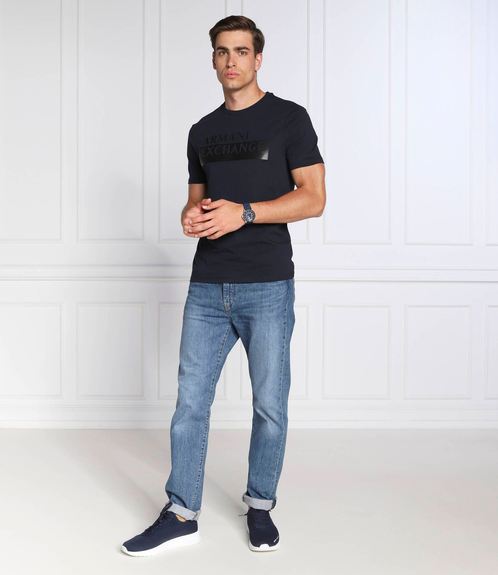 футболка Armani Exchange - темно-синий(6LZTBE ZJGCZ)