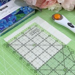 Линейка для пэчворка в дюймах, 4 ½ х 12 ½ (арт. D06-S)