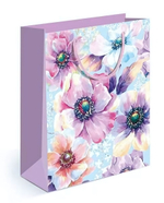 Пакет подарочный "Сиреневые цветы"(ГК Горчаков)