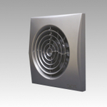 Вентилятор Эра AURA 5C DARK GREY METAL D125 с обратным клапаном