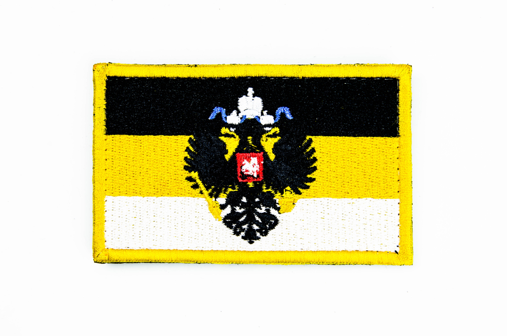 Шеврон Имперский флаг вышивка 5,5х9 см