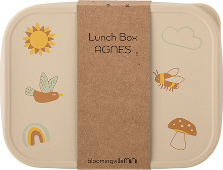 Детский ланч-бокс Bloomingville Agnes, силикон, 1000 мл, бежевый