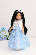 Паола с волосами до колен в наряде, пижама в комплекте (Обувь может отличаться от фото)