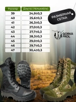 Берцы Garsing 35 «RUSH», комбинированные мультикам-олива