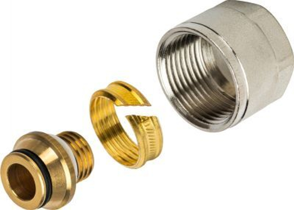 Фитинг компресс евроконус для труб PEX-AL-PEX 20х2,0х3/4 Stout   39711