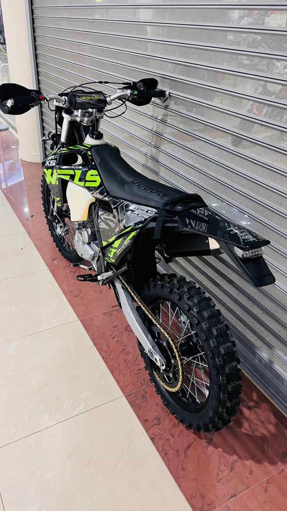 Мотоцикл Wels DB250 MX6 Enduro зеленый