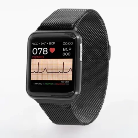 Health Watch Pro №5 Milan часы здоровья с ЭКГ, чёрный