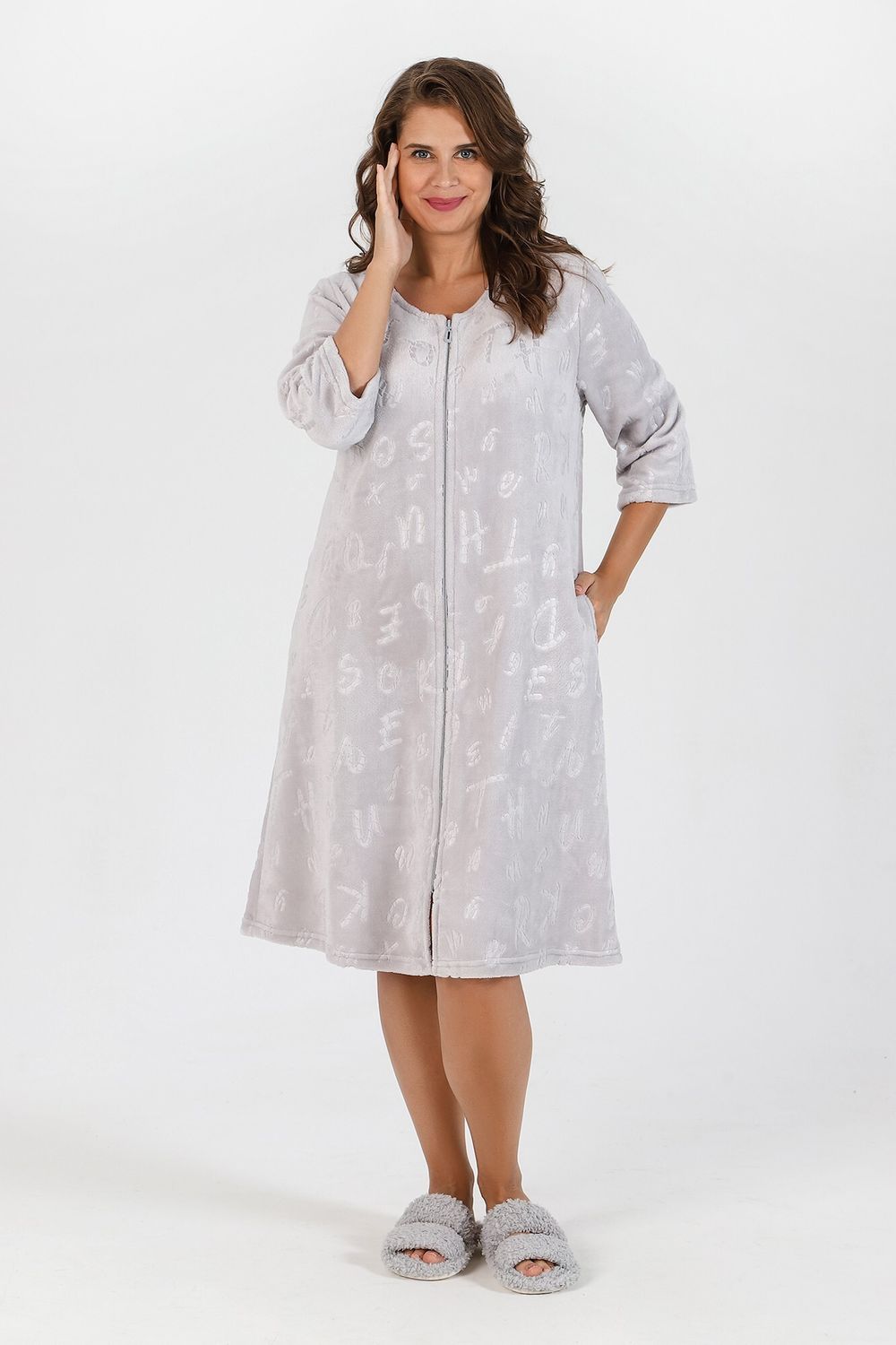 Халат Танси-1 Виотекс СЕРЫЙ