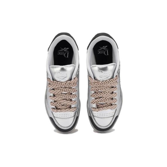 Кроссовки reebok для скейтборда с низким верхом, Жидкое серебро Юнисекс