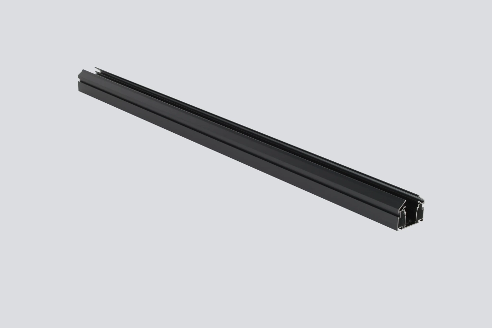 Встраиваемый трек 220V в натяжной ПВХ потолок Crystal Lux CLT 0.135 01 L2000 BL