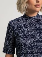 Водолазка с коротким рукавом (темно-синяя) Б15596-50М LT Collection