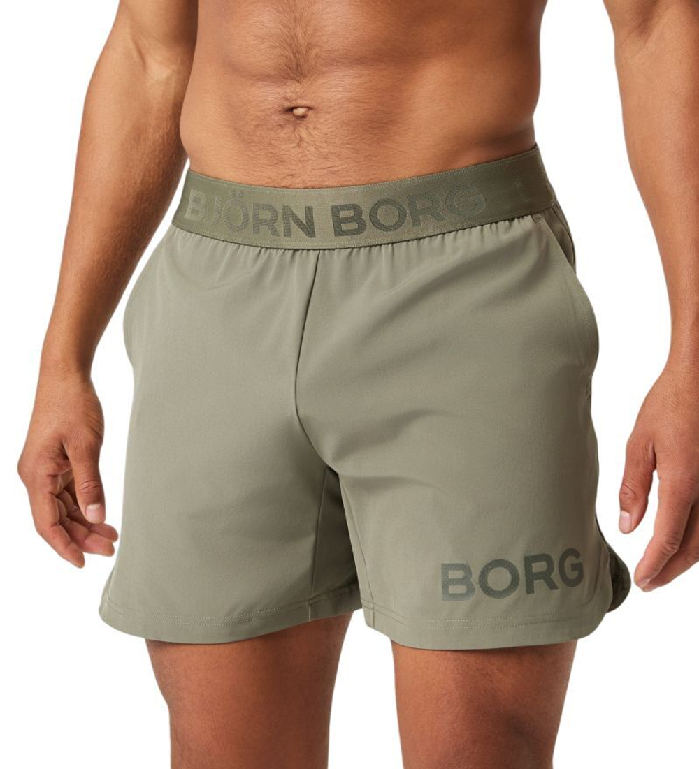 Мужские теннисные шорты Björn Borg - dusty olive