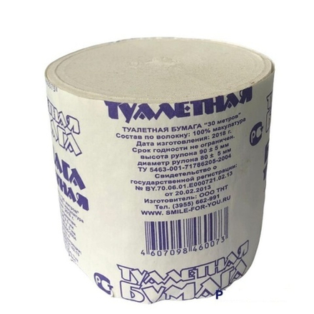 Туалетная бумага "ТнТ" 30м/60