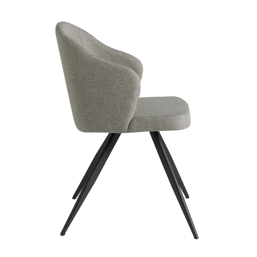 Стул Angel Cerda F3208-GRIS /4057 черные ножки