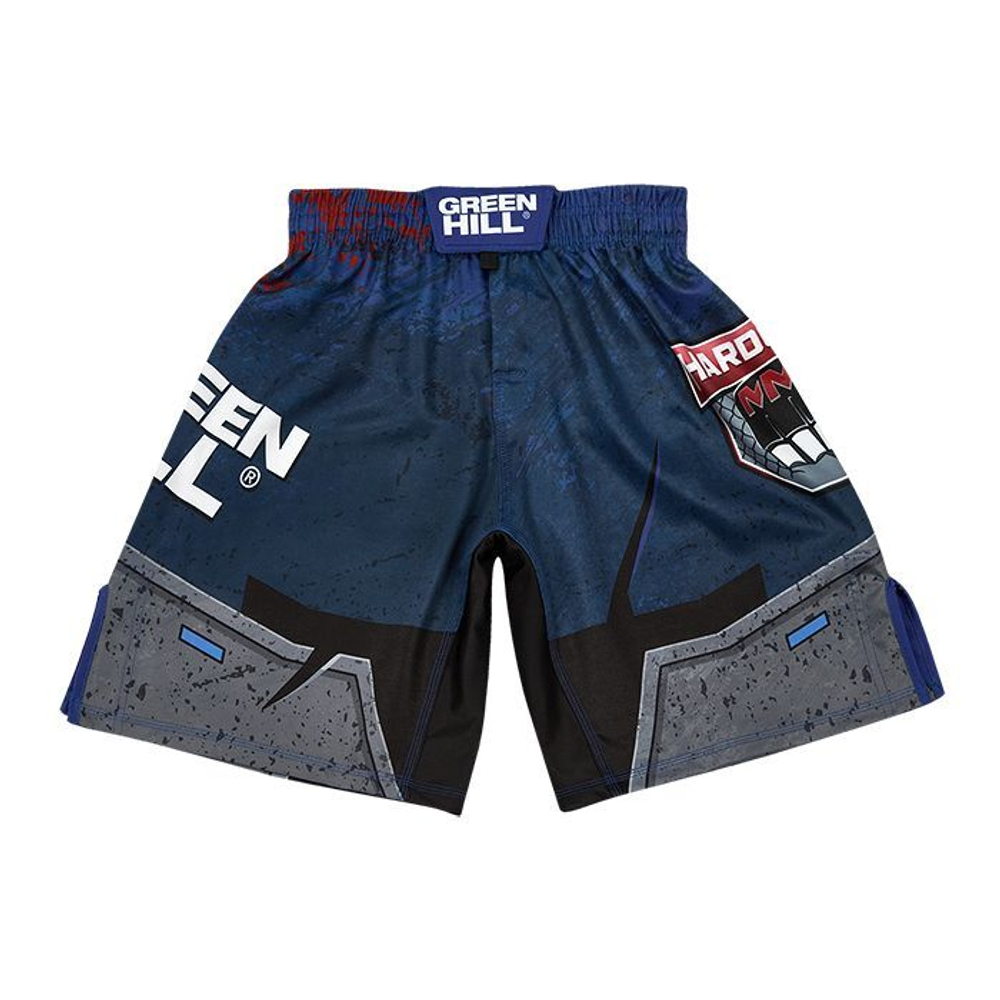 MMI-10568 Шорты HARDCORE MMA синие