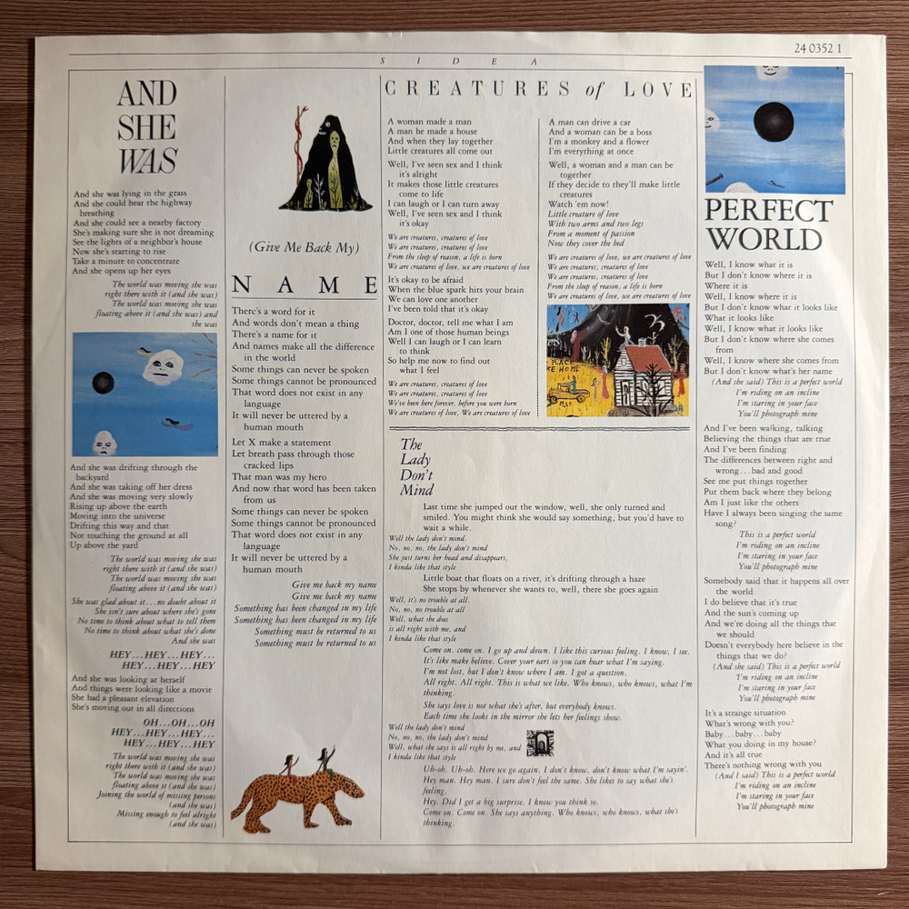 Talking Heads - Little Creatures (Европа 1985г.)