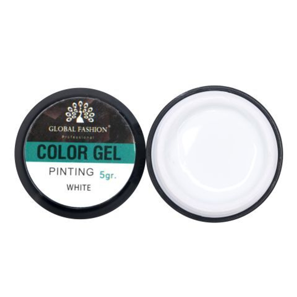 Color gel Global 5 мл белый, 1 шт.