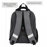 Ранец, спинка эргономичная, 1 отделение, 35*27*13 см, ERGO Light, Shark, КОКОС, 213970