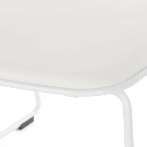 Стул Vivo белый с мягкой подушкой