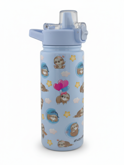 Термос детский 600 мл. с трубочкой Kamille KM 2164 с 3D рисунком