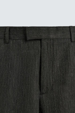 ZARA БРЮКИ FLARE FIT - LIMITED EDITION, ЗЕЛЕНОВАТЫЙ