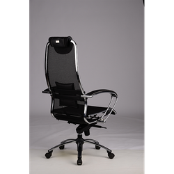 Эргономичное офисное кресло "SAMURAI S1" (черная сетка), Метта, г.Уфа